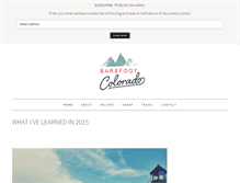 Tablet Screenshot of barefootcolo.com